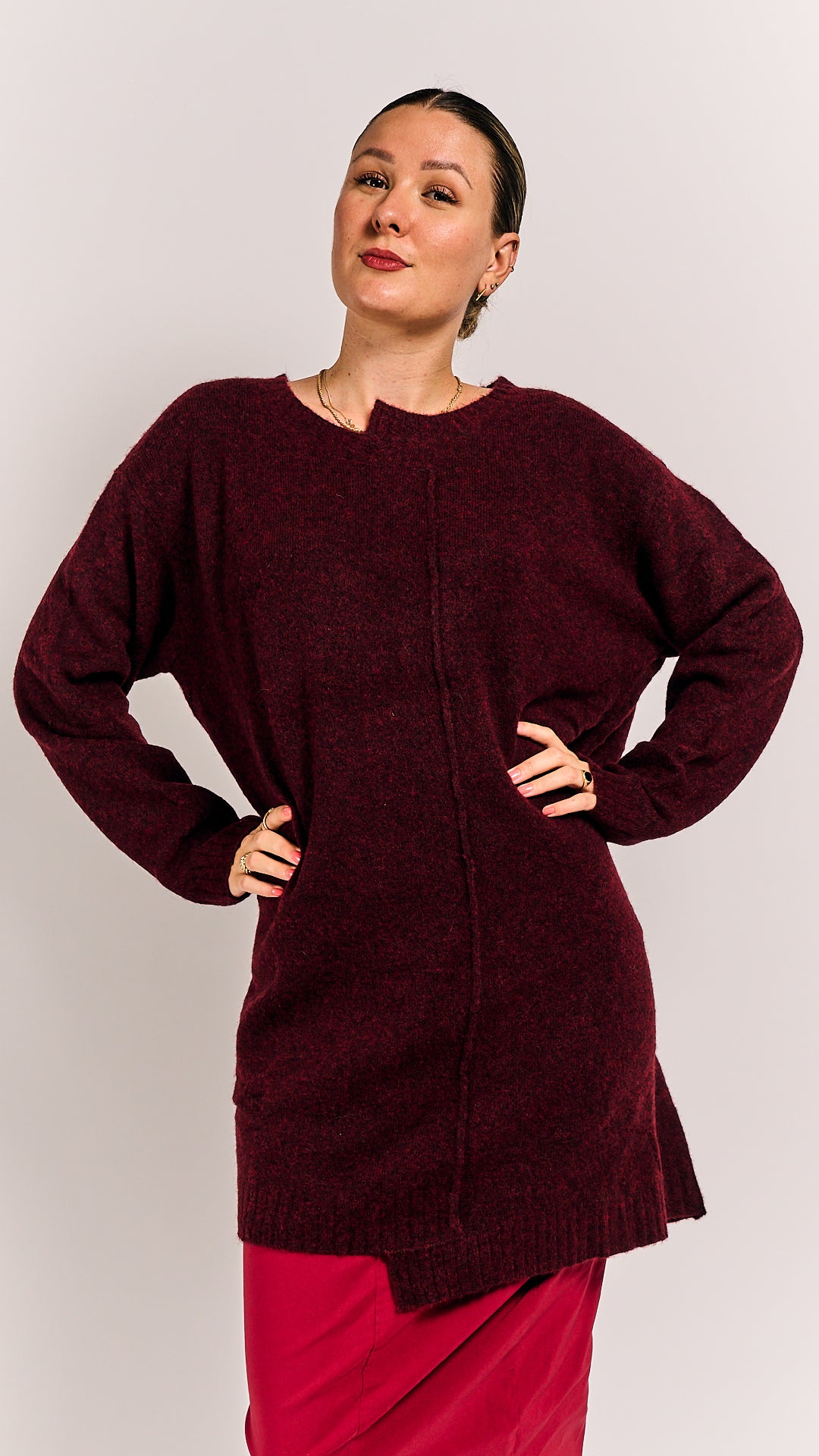 Rundholz Black Label Pullover Lava Melange