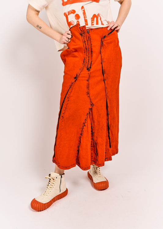 Rundholz DIP Skirt Mandarine Dye size Large