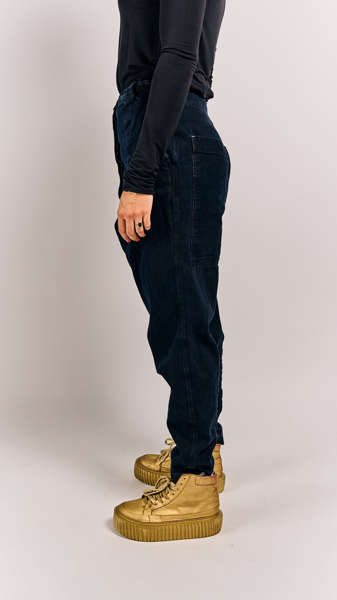 Rundholz Black Label Trousers Black Cloud