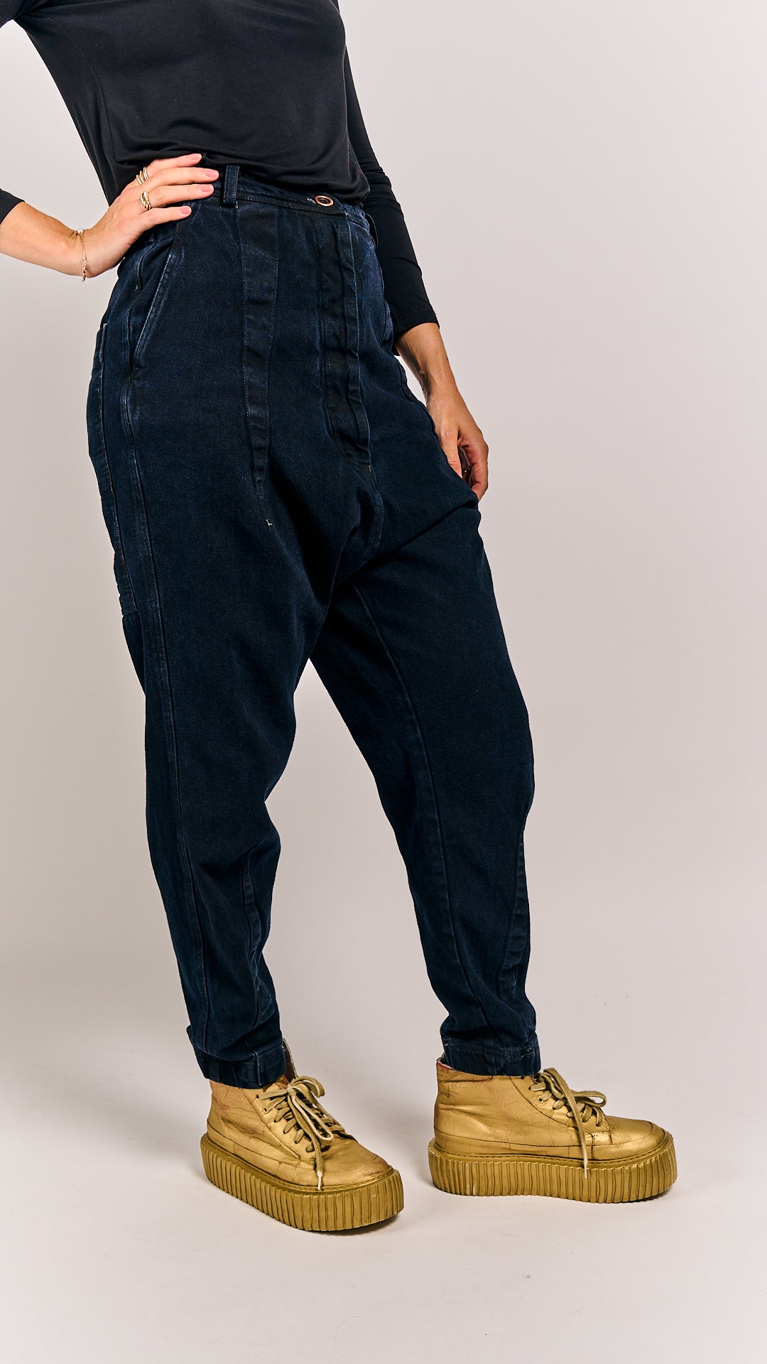 Rundholz Black Label Trousers Black Cloud