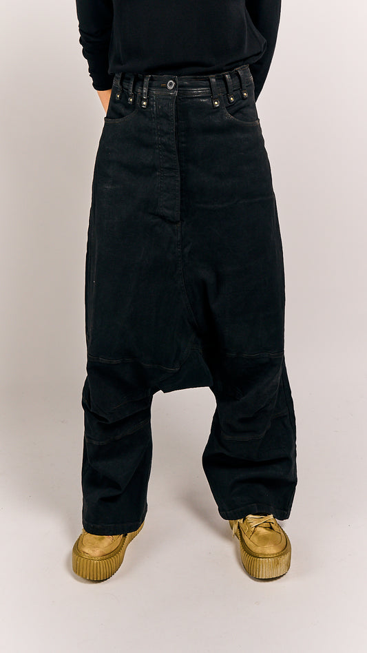 Rundholz DIP Trousers Black Gloss