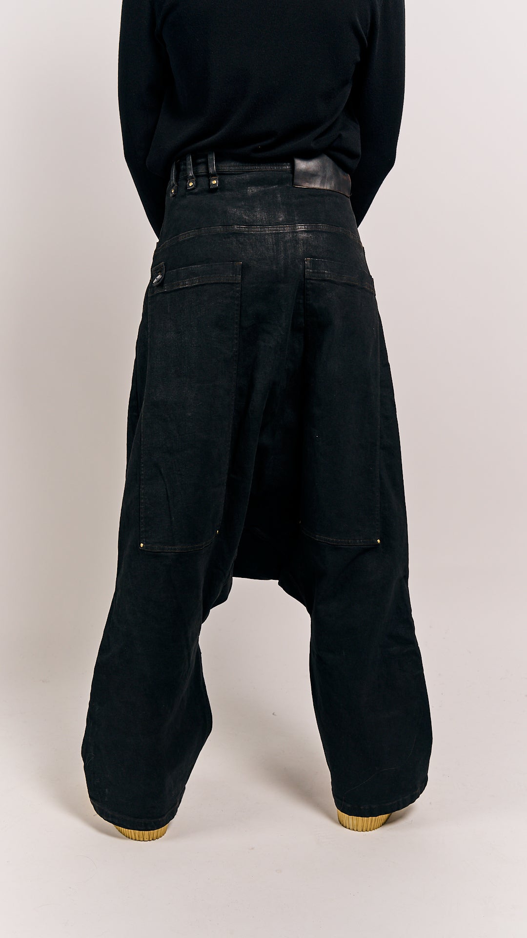 Rundholz DIP Trousers Black Gloss