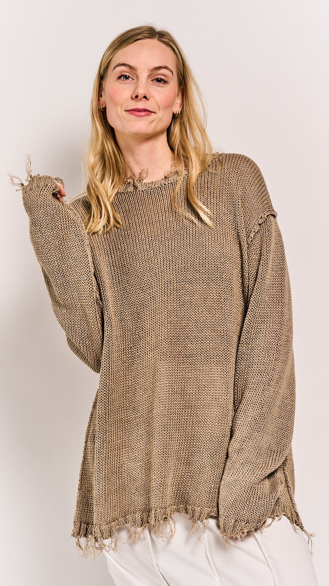 Rundholz DIP Pullover Linen