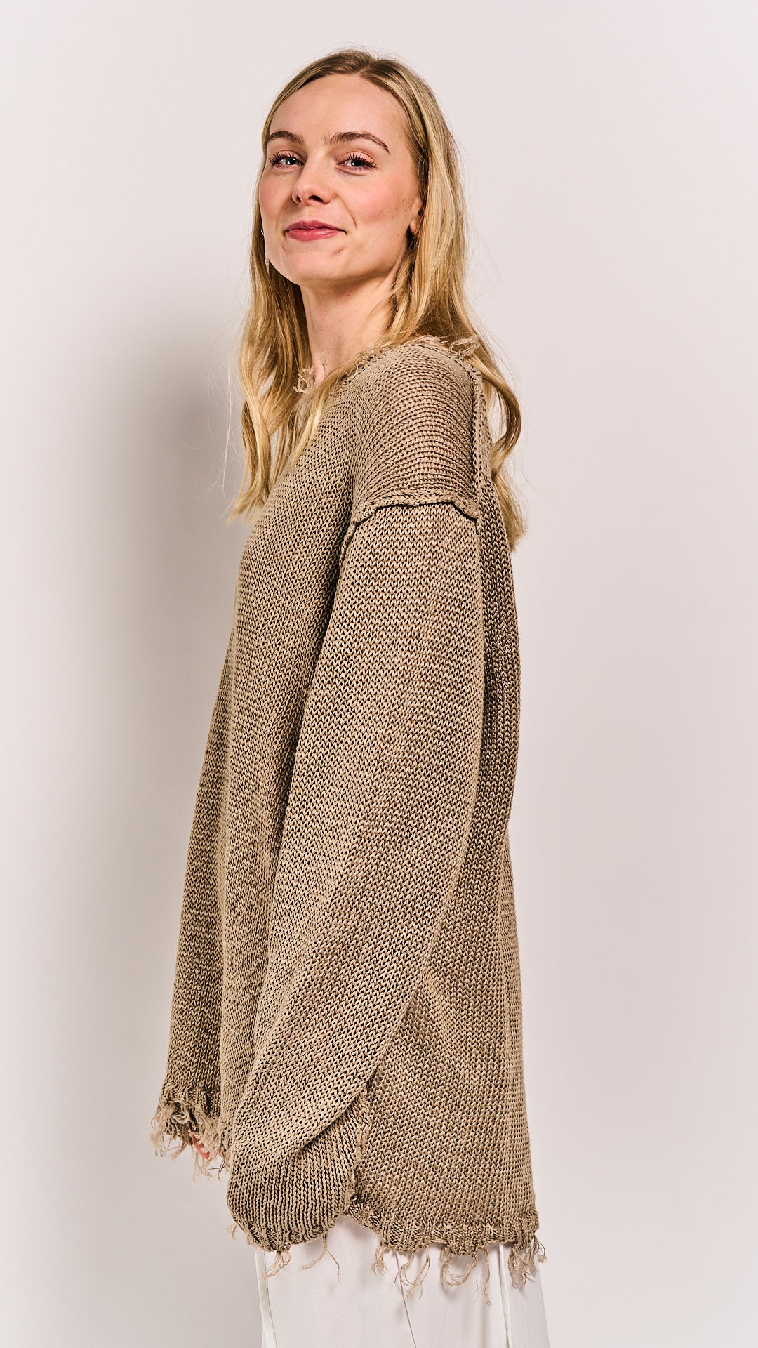 Rundholz DIP Pullover Linen