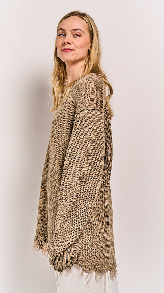 Rundholz DIP Pullover Linen