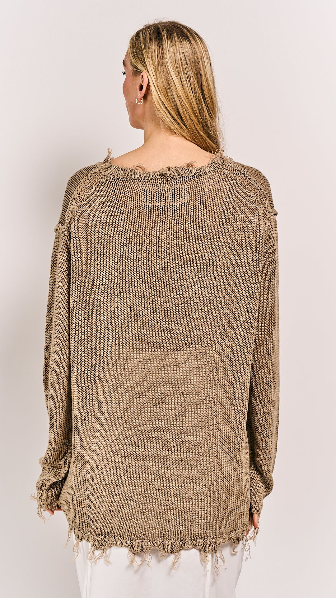 Rundholz DIP Pullover Linen