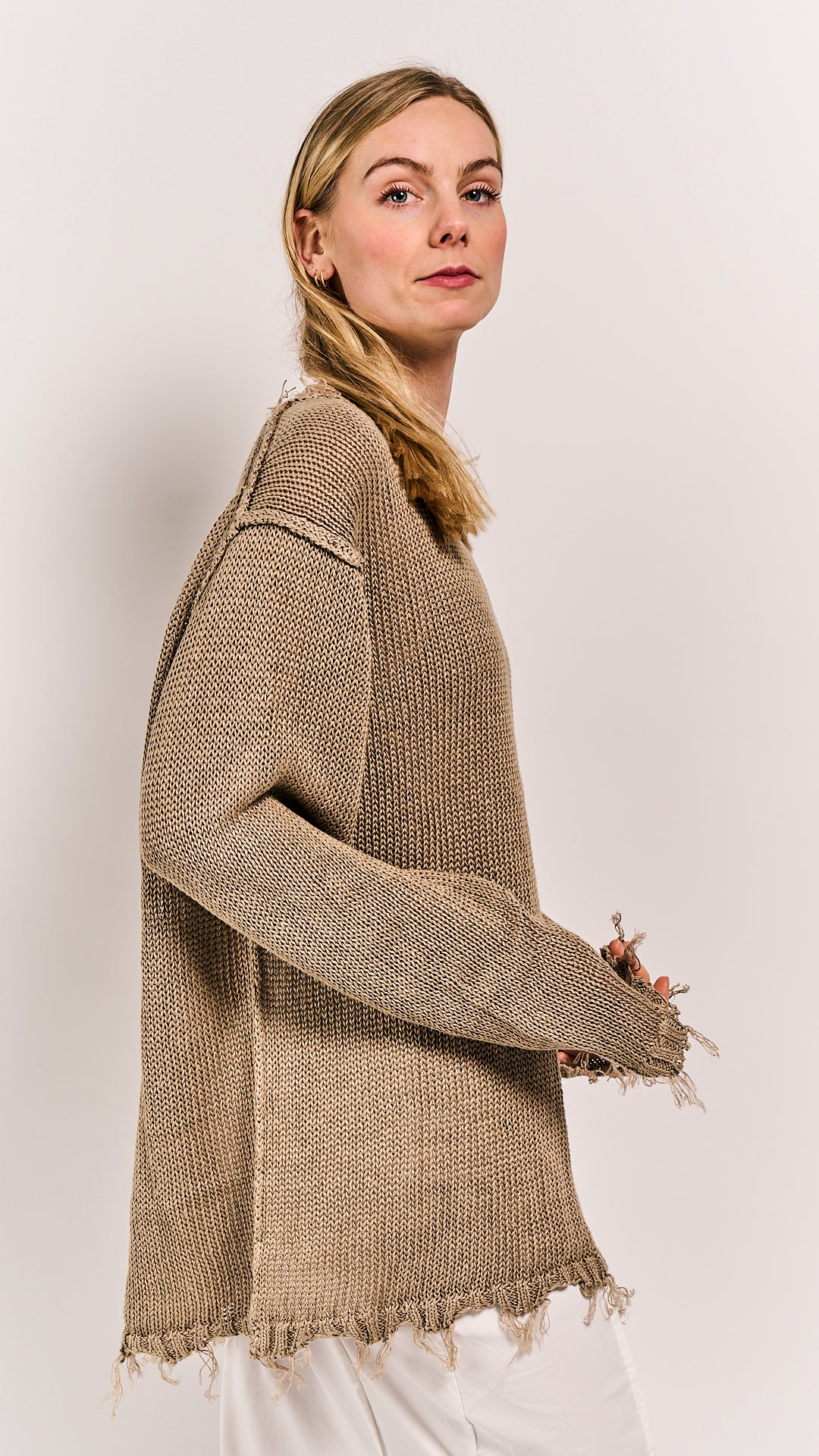 Rundholz DIP Pullover Linen