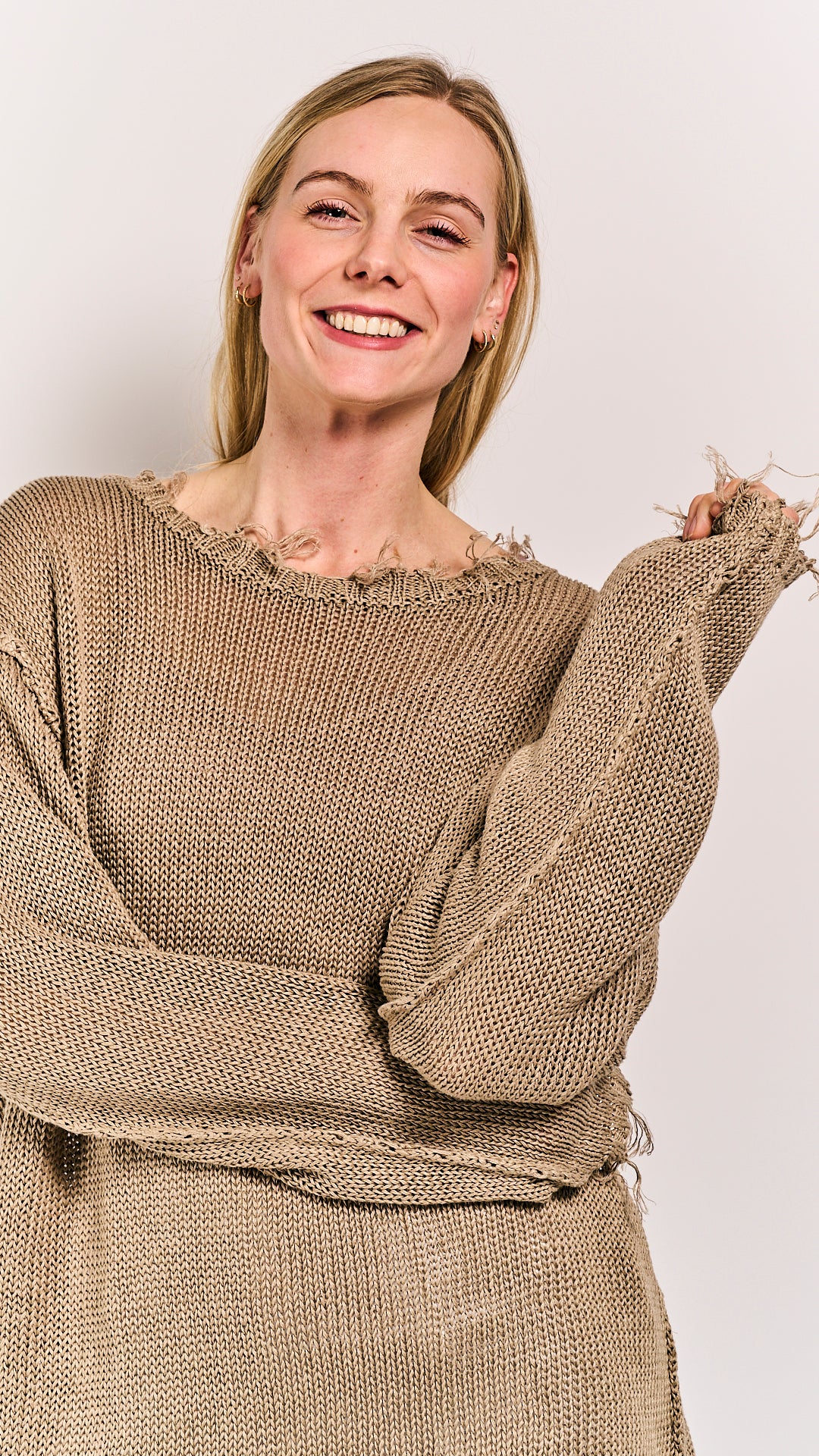 Rundholz DIP Pullover Linen