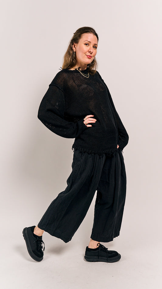 Rundholz DIP Pullover Black