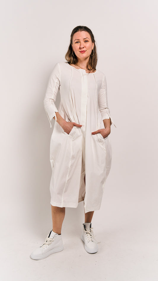 Rundholz Black Label Dress Offwhite