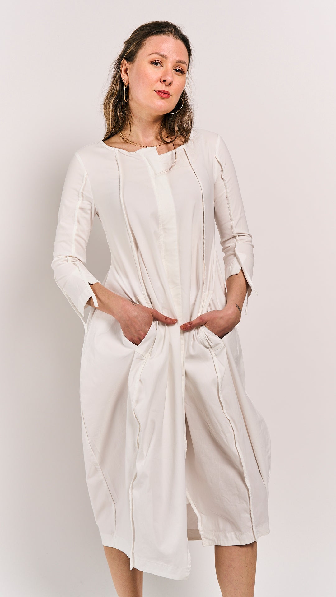 Rundholz Black Label Dress Offwhite