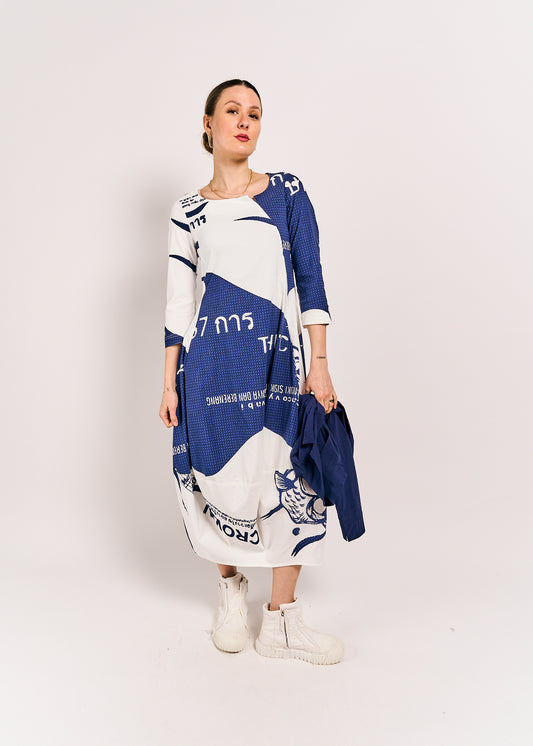 Rundholz  Black Label Dress Navy Print size Extra Small