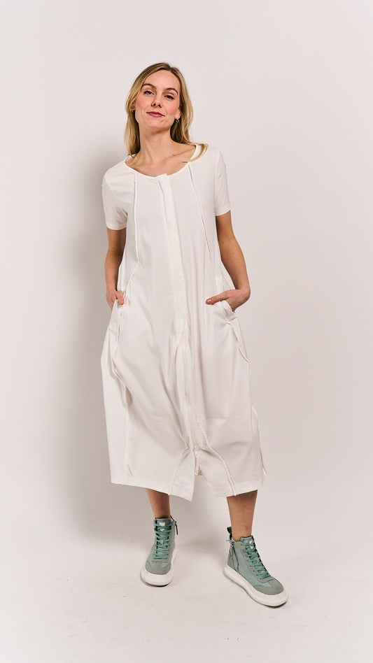 Rundholz Black Label Dress Offwhite