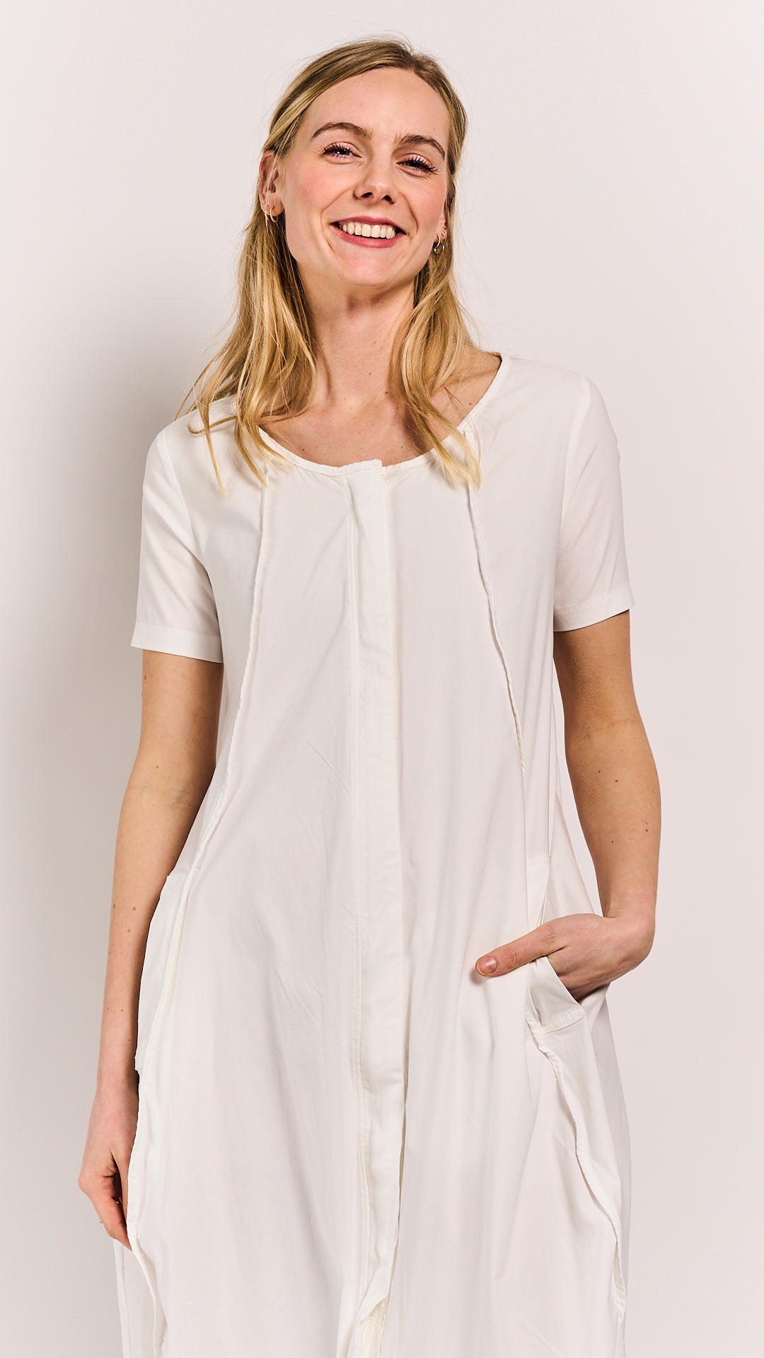 Rundholz Black Label Dress Offwhite