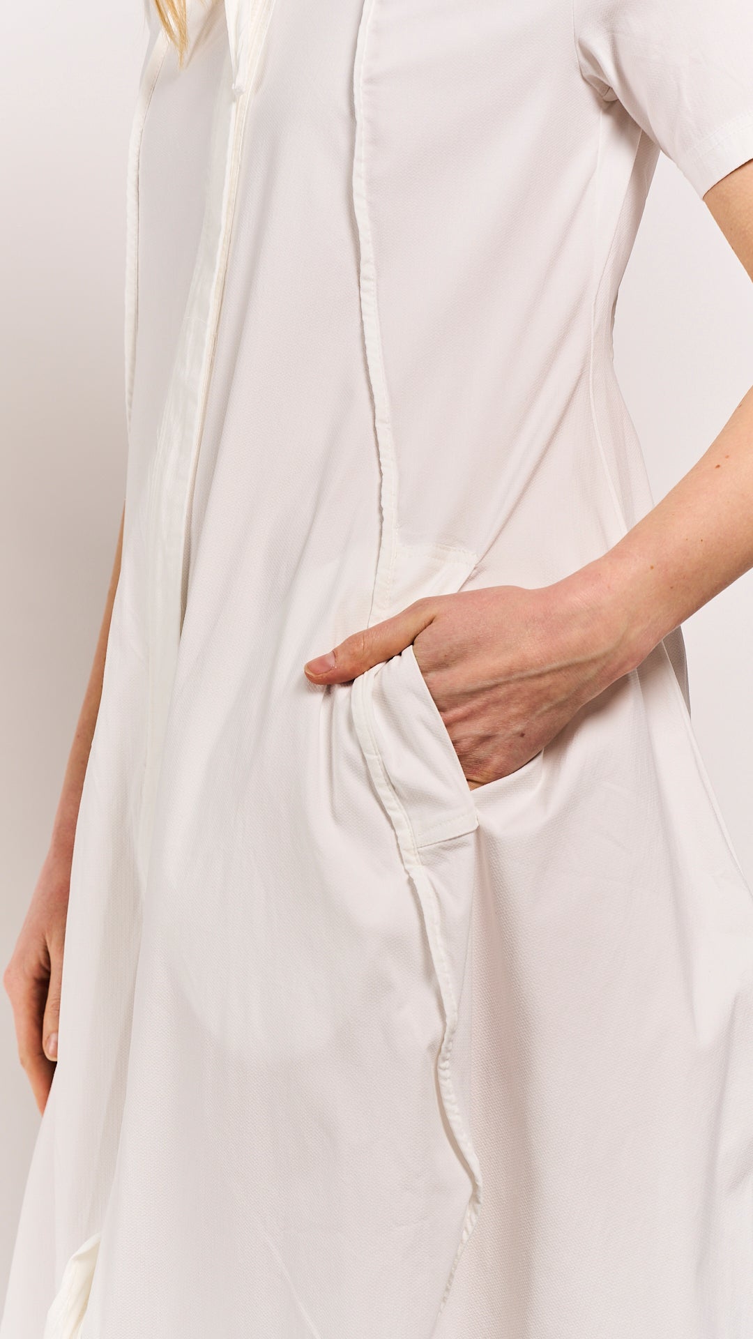 Rundholz Black Label Dress Offwhite