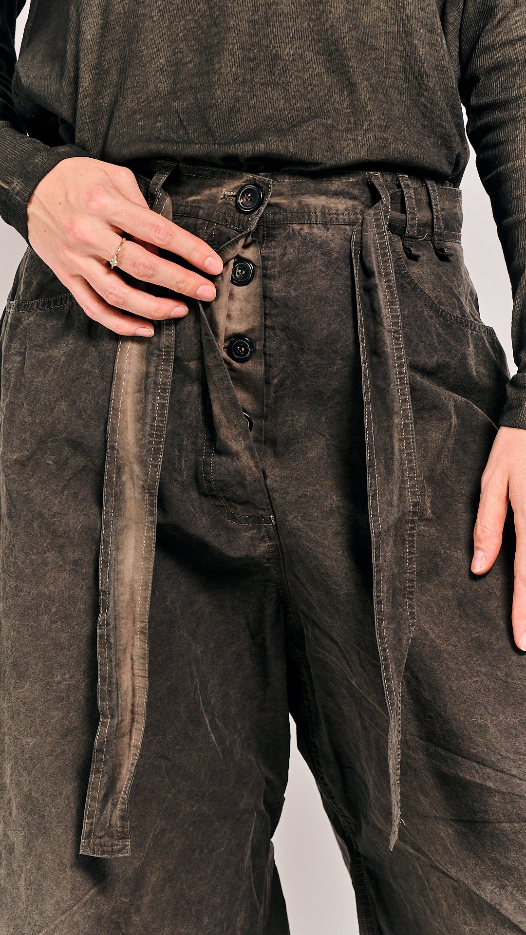 Rundholz DIP Trousers Black Cloud