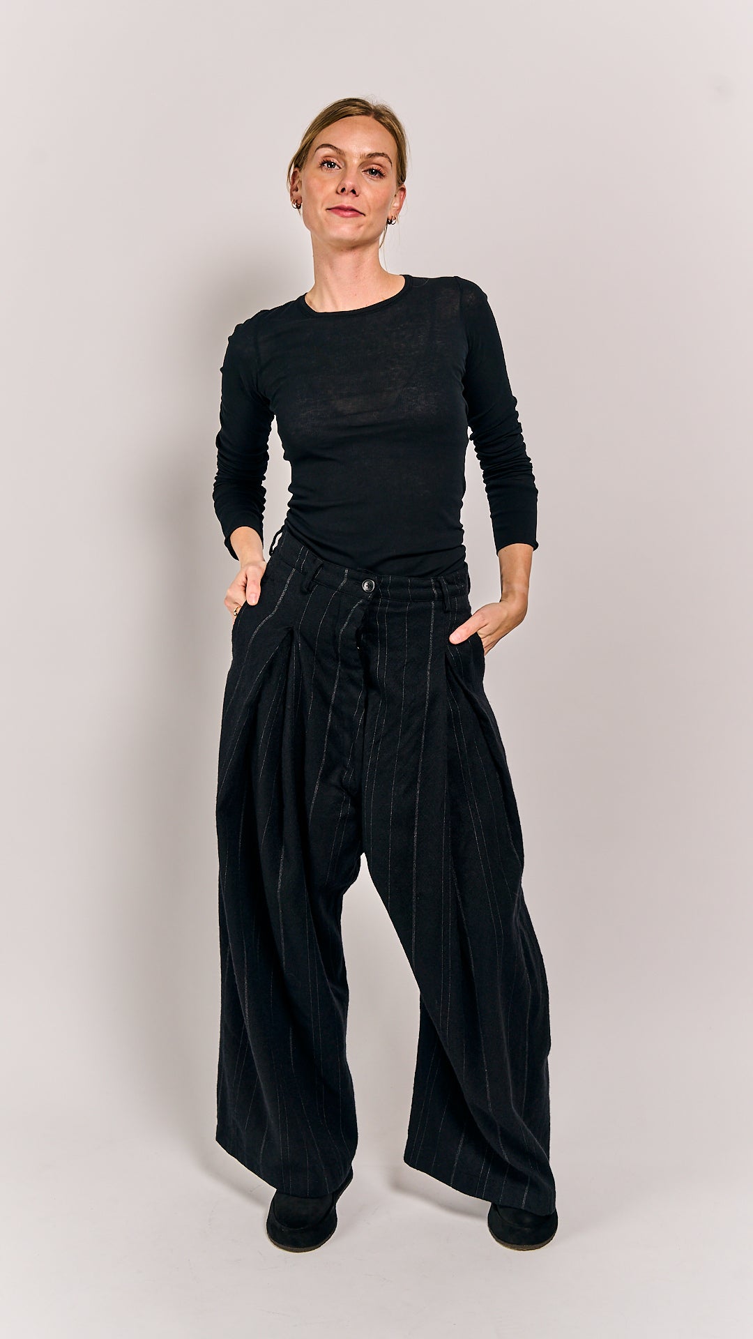 Rundholz Mainline Trousers Black Stripe