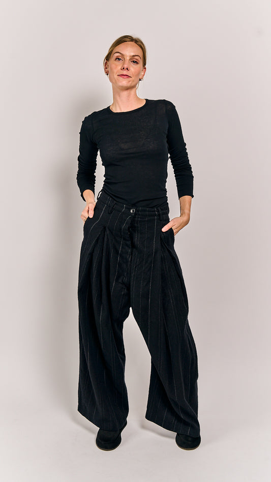 Rundholz Mainline Trousers Black Stripe