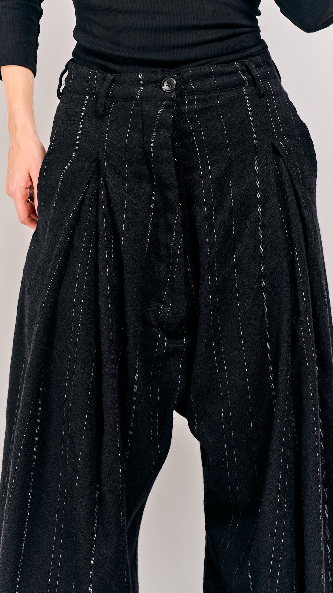Rundholz Mainline Trousers Black Stripe