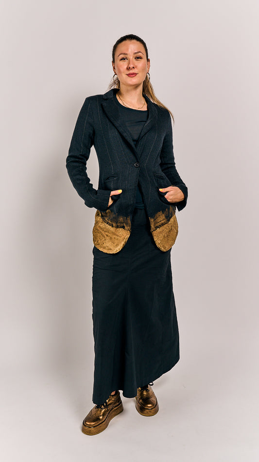 Rundholz Mainline Jacket Petrol Stripe