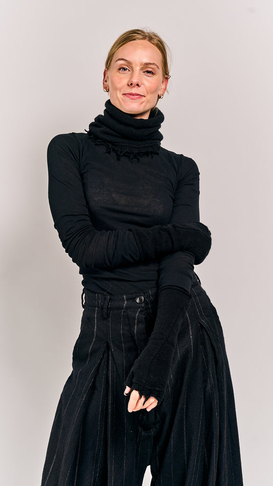 Rundholz Mainline Cashmere Collar Black