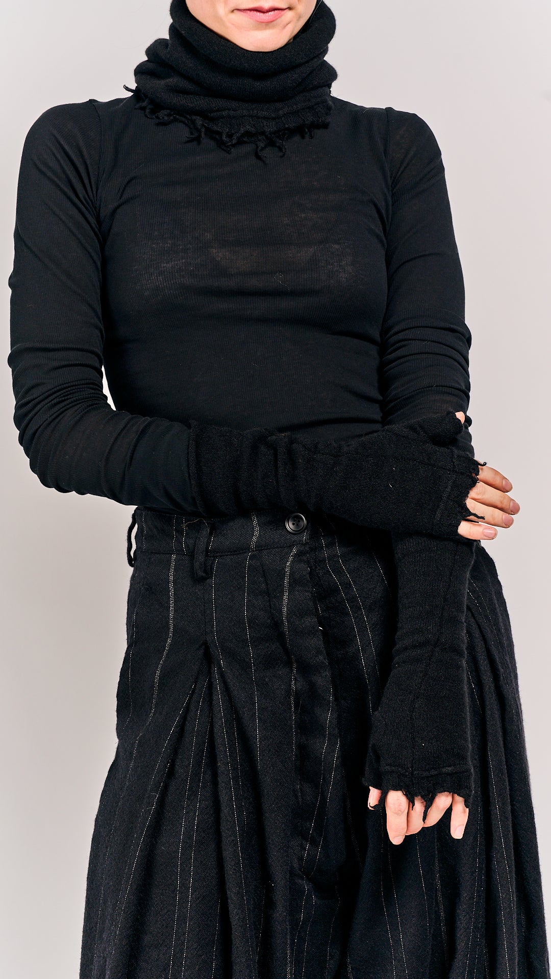 Rundholz Mainline Cashmere Gloves Black
