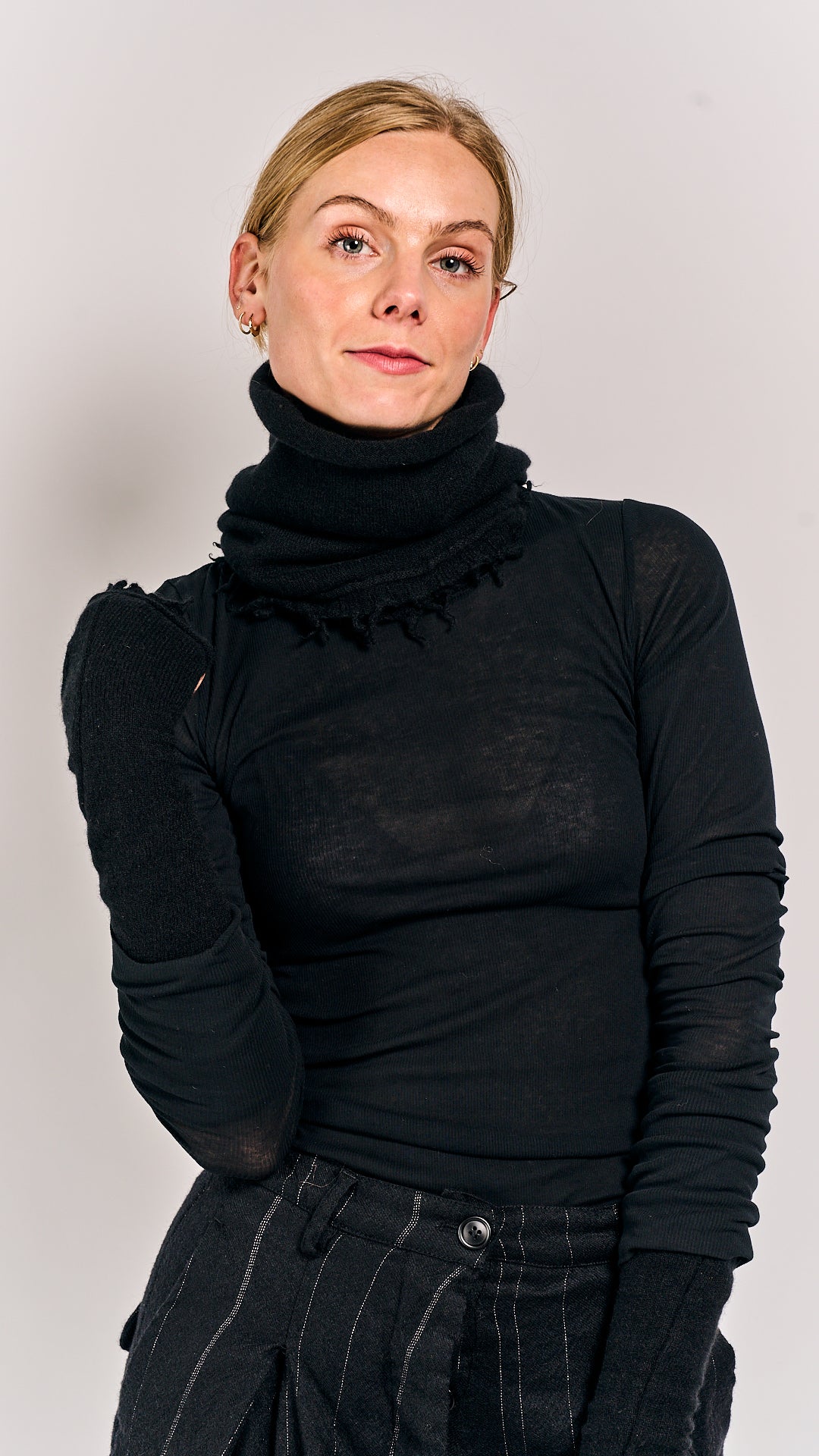 Rundholz Mainline Cashmere Collar Black