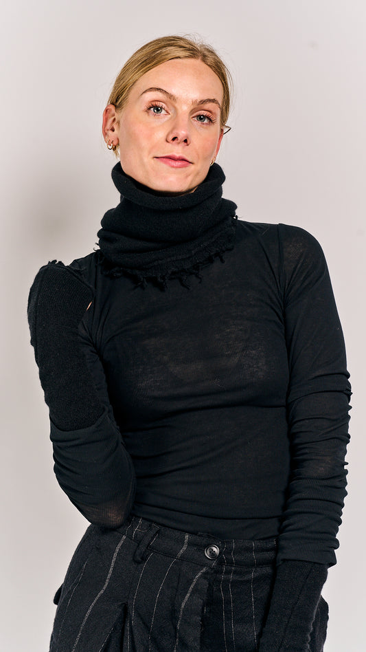 Rundholz Mainline Cashmere Collar Black