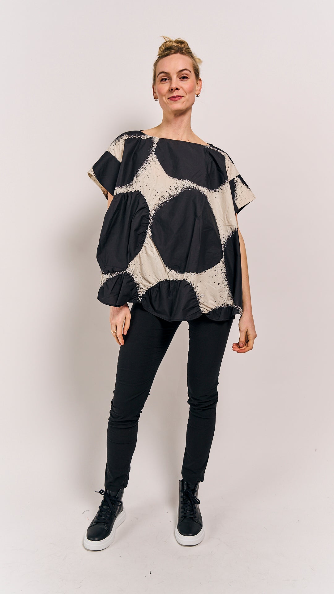 Rundholz Mainline Blouse Black Print