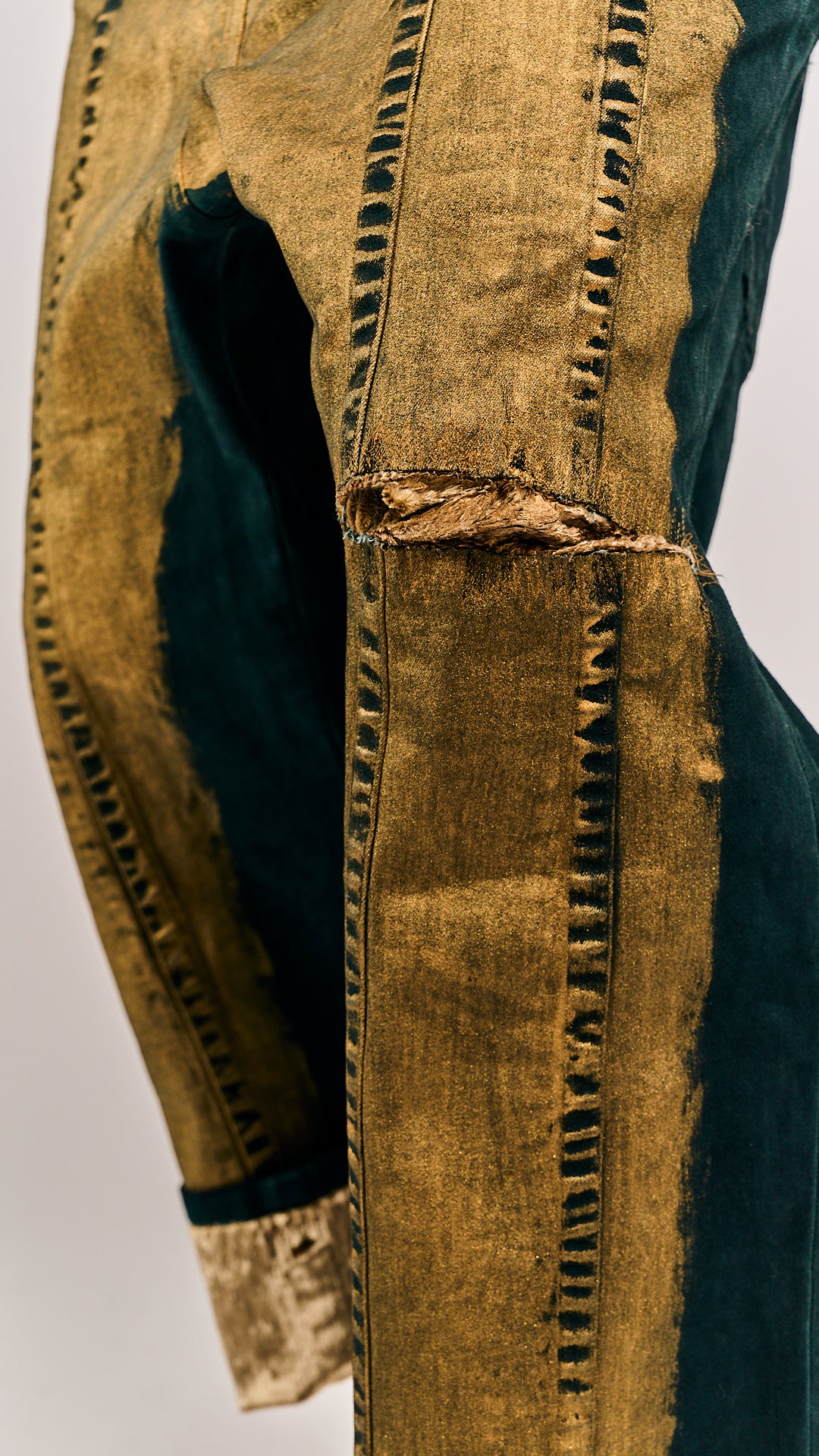 Rundholz Mainline Trousers Petrol Gold