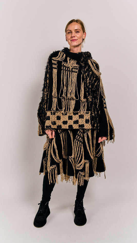 Rundholz DIP Pullover Clay/Black