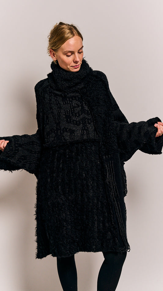 Rundholz DIP Dress Black/Black