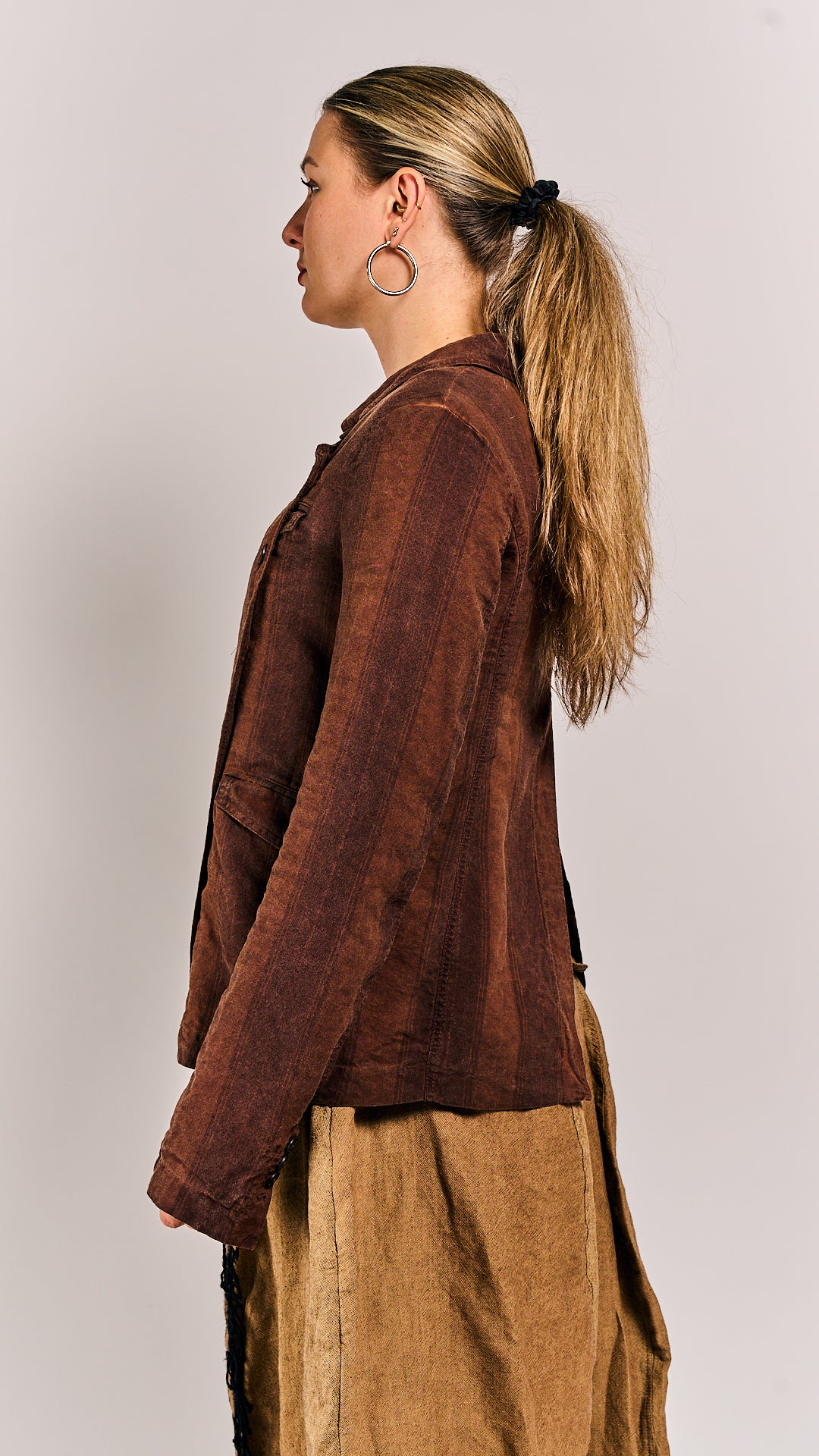 Rundholz DIP Jacket Henna Cloud Stripe