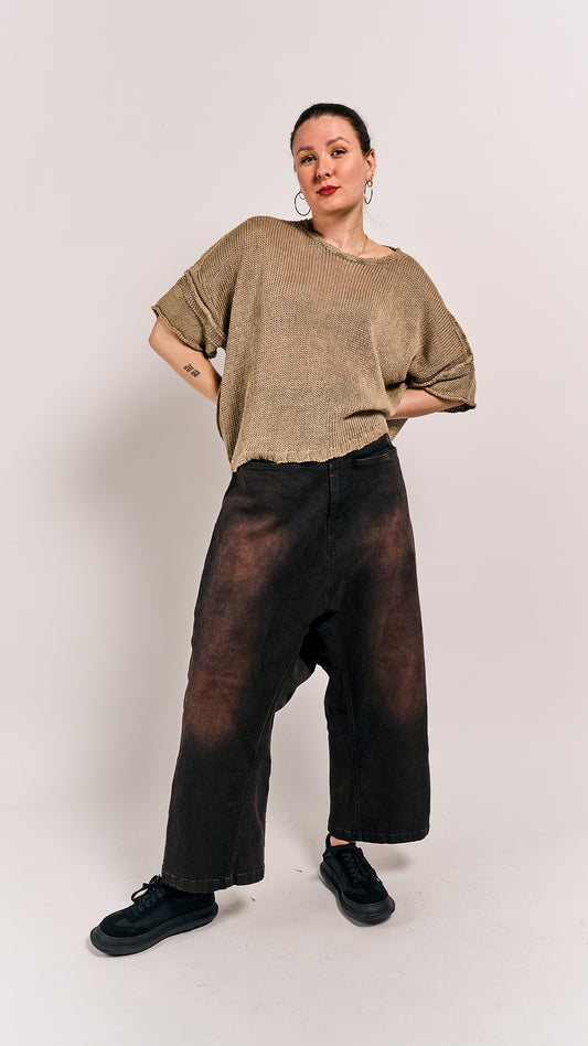 Rundholz DIP Jeans Brown Dye size Medium