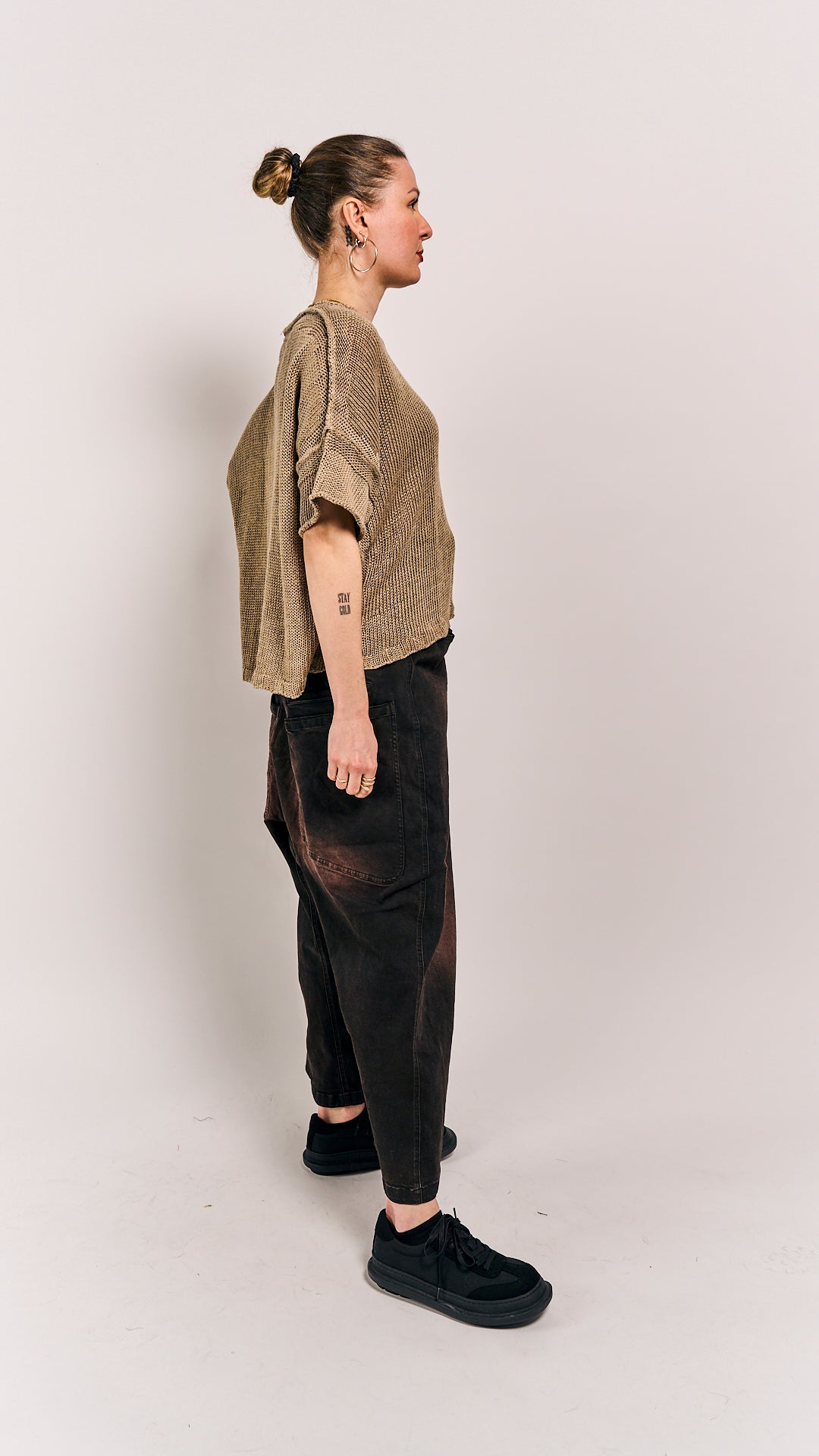 Rundholz DIP Jeans Brown Dye size Medium