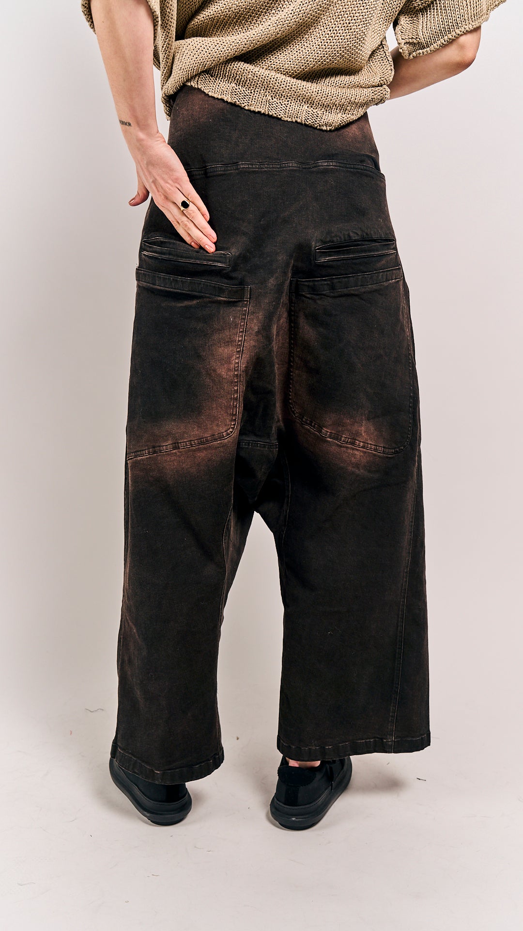 Rundholz DIP Jeans Brown Dye size Medium