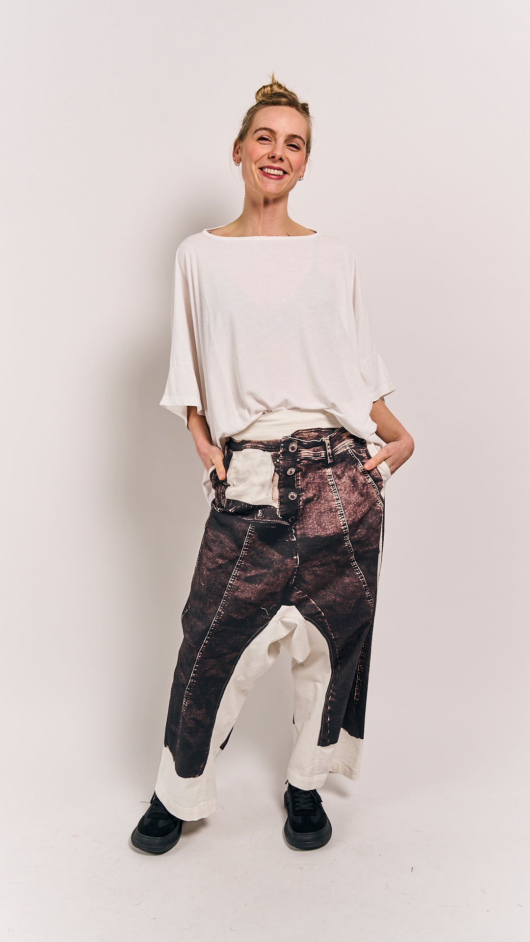 Rundholz DIP Trousers Brown Print