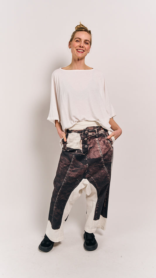 Rundholz DIP Trousers Brown Print