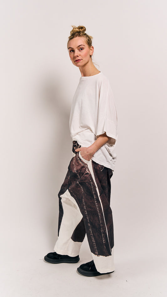 Rundholz DIP Trousers Brown Print