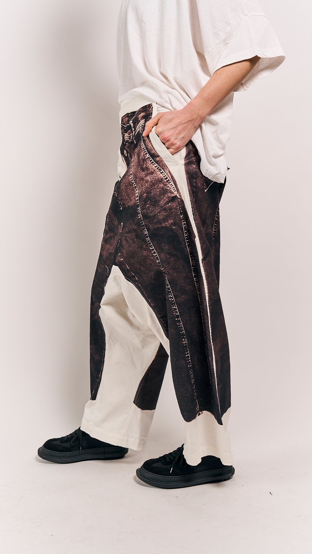Rundholz DIP Trousers Brown Print