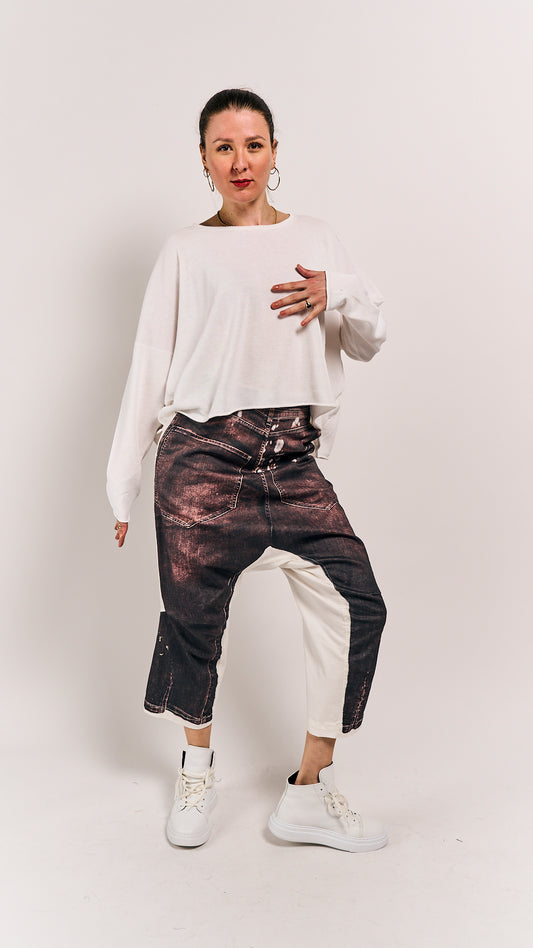 Rundholz DIP Trousers Brown Print