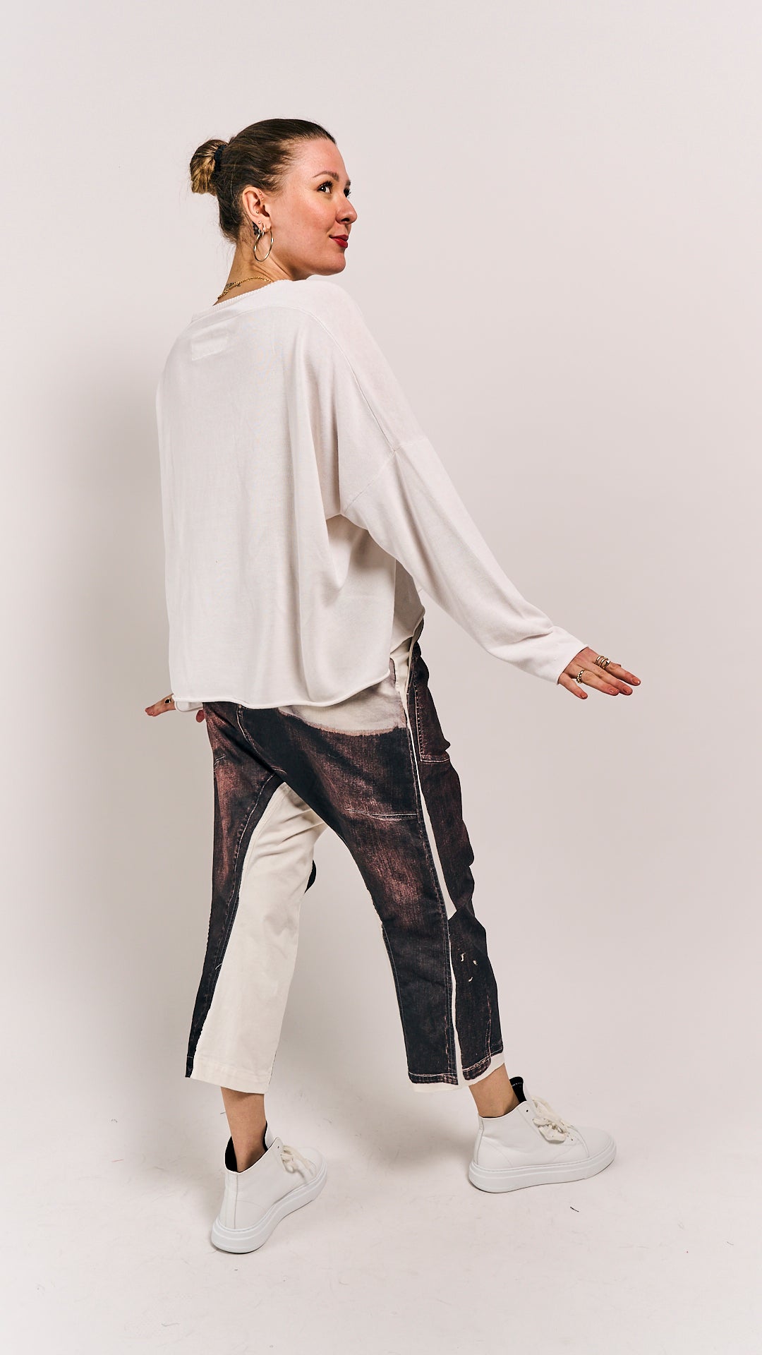 Rundholz DIP Trousers Brown Print