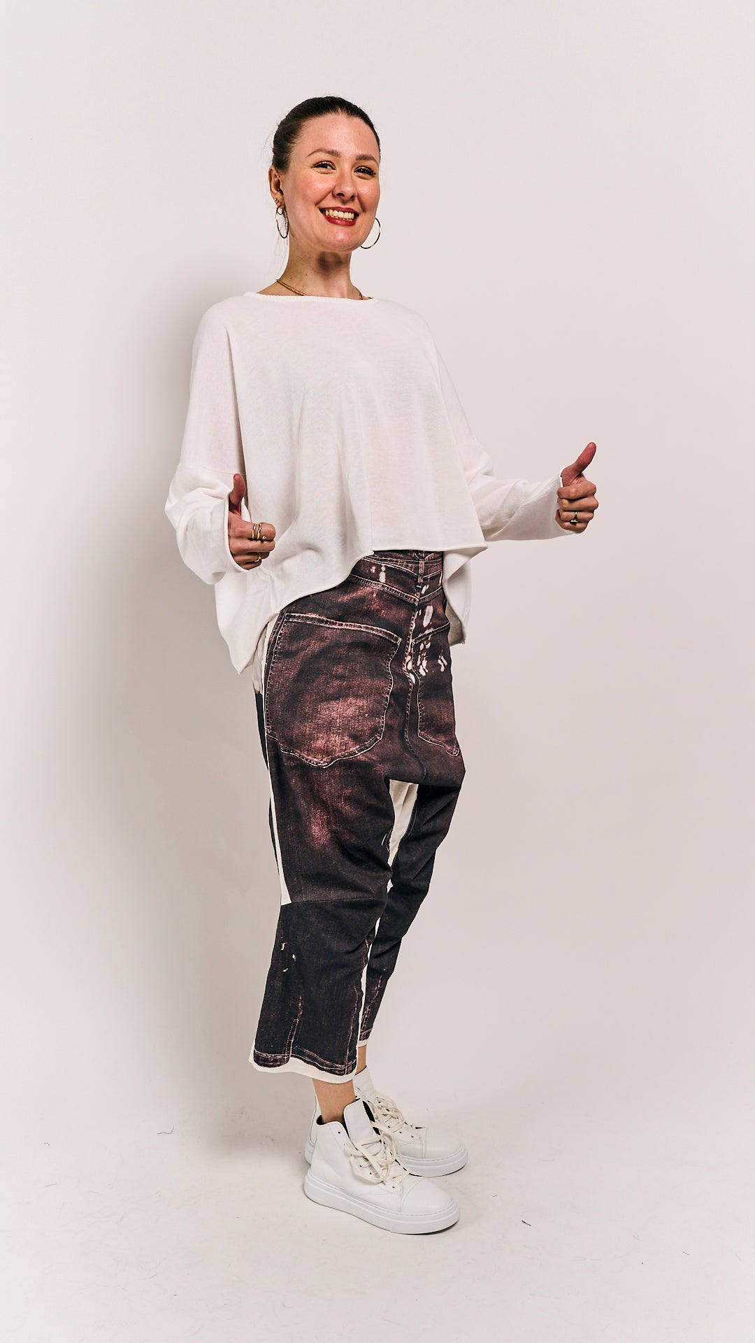 Rundholz DIP Trousers Brown Print