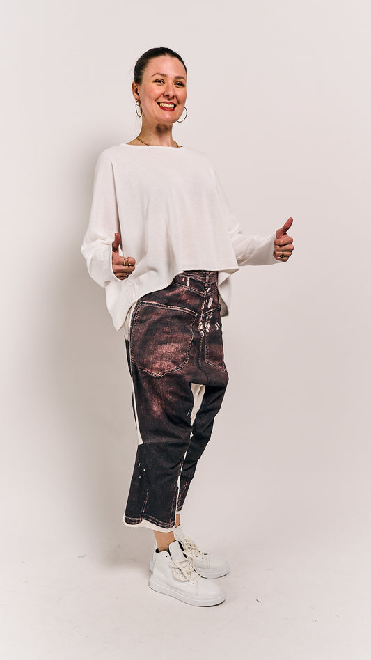 Rundholz DIP Trousers Brown Print