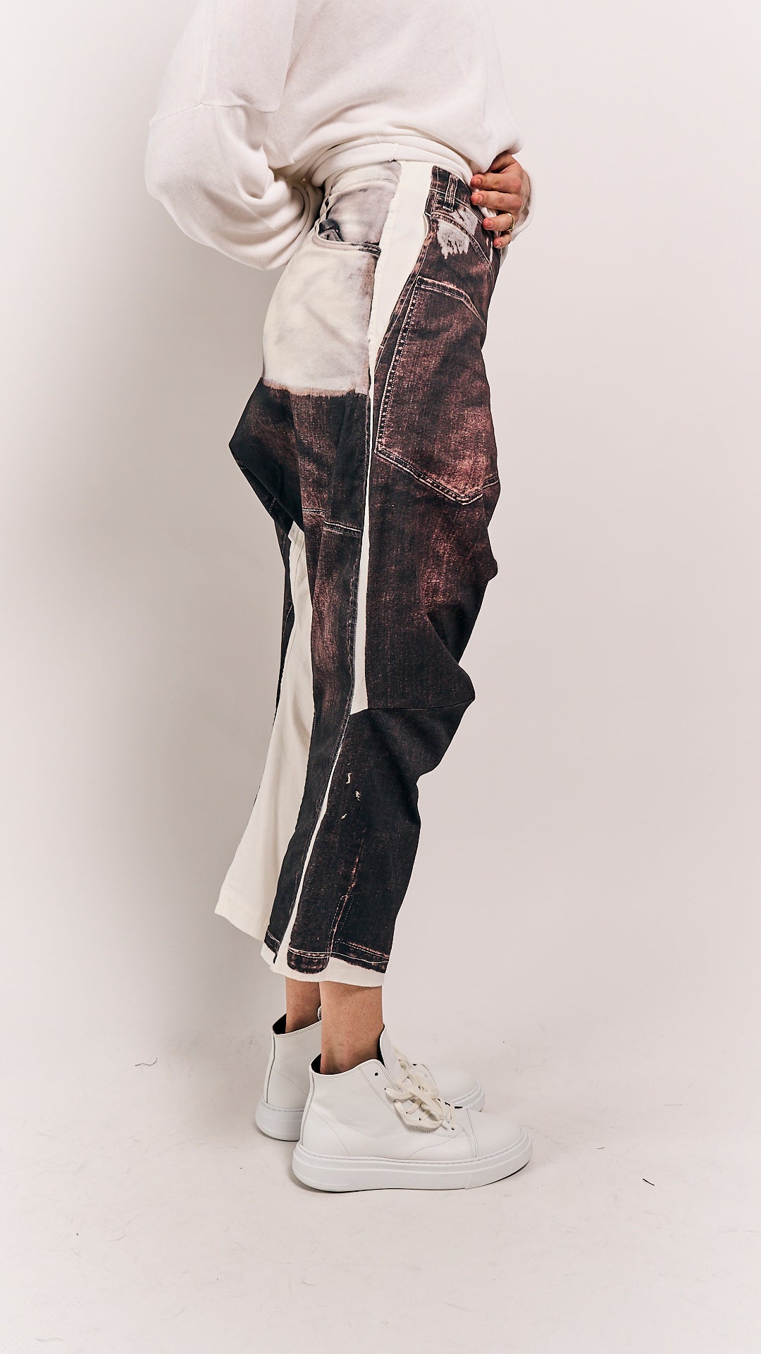 Rundholz DIP Trousers Brown Print
