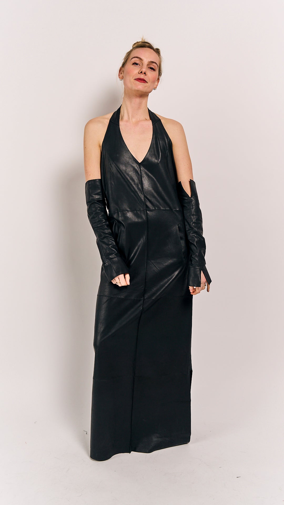 Van Der Wilt Halter Dress Black 9017
