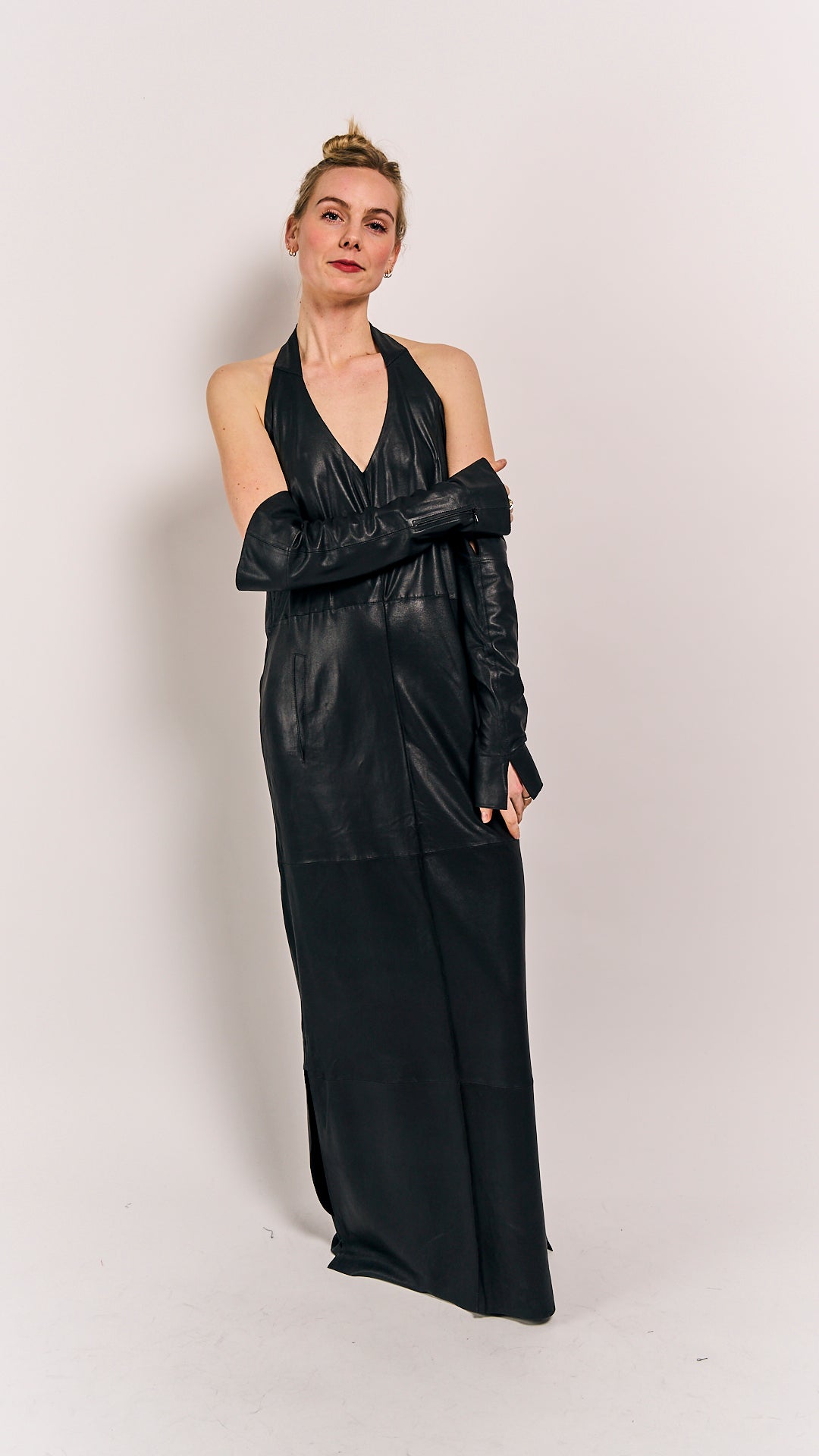 Van Der Wilt Halter Dress Black 9017