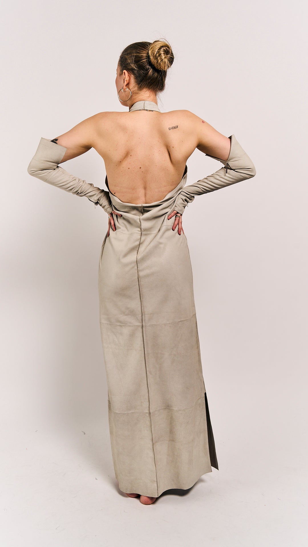 Van Der Wilt Halter Dress Chalk Crackle 9017