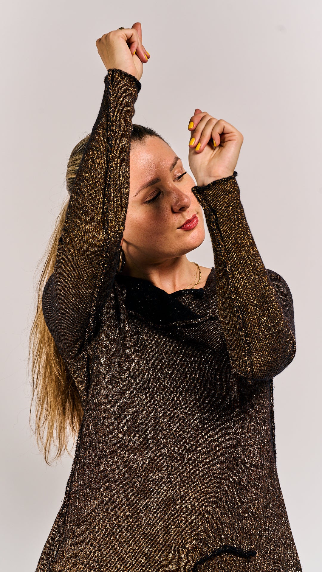 Rundholz Mainline Pullover Black Gold