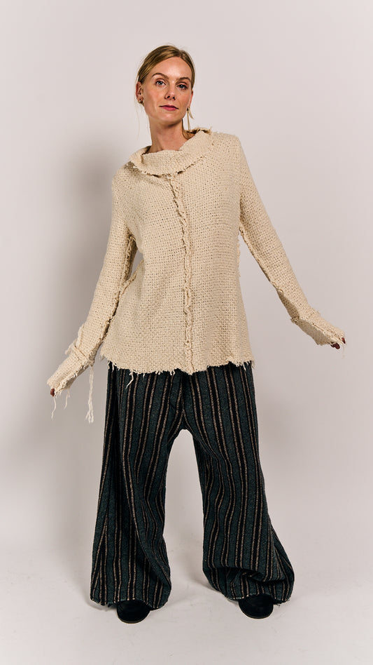 Rundholz DIP Pullover Ivory